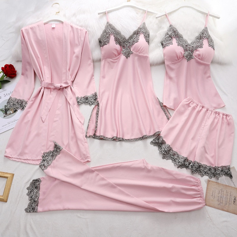 Luxurious Satin Sleepwear Set