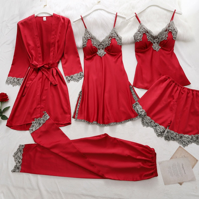 Luxurious Satin Sleepwear Set