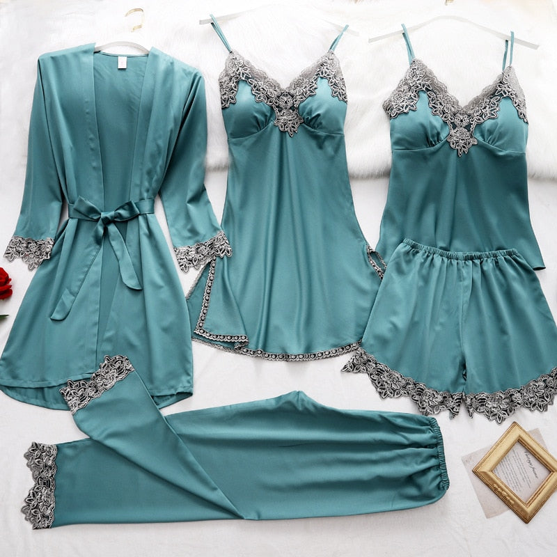 Luxurious Satin Sleepwear Set