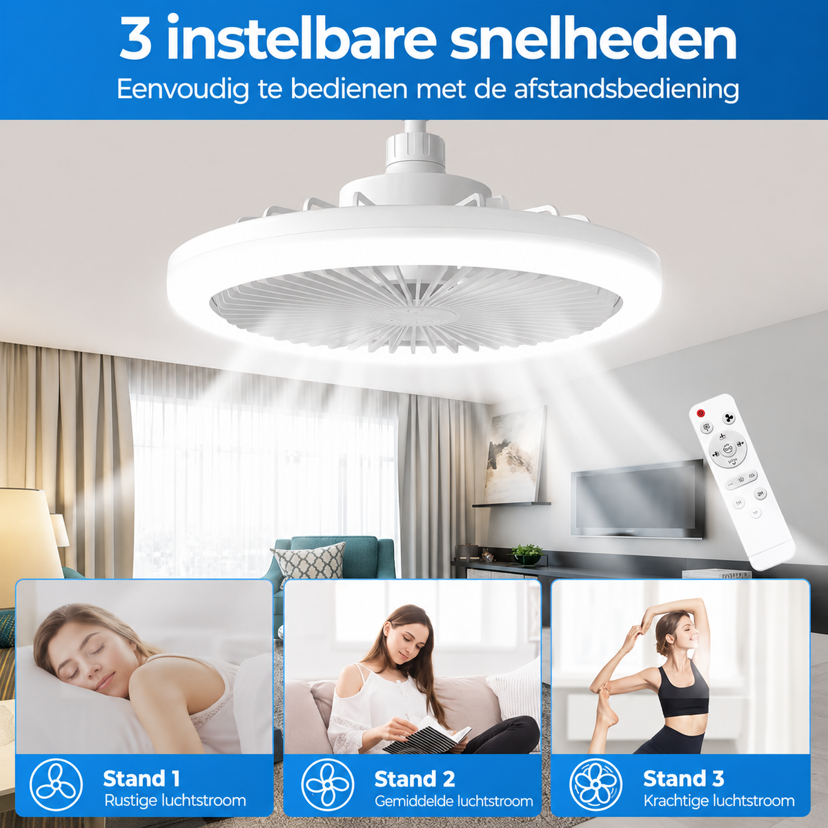 Luxury Ceiling Fan with Light