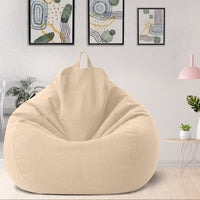 Luxury Linen Bean Bag Chair – Ergonomic & Stylish Comfortable Seating