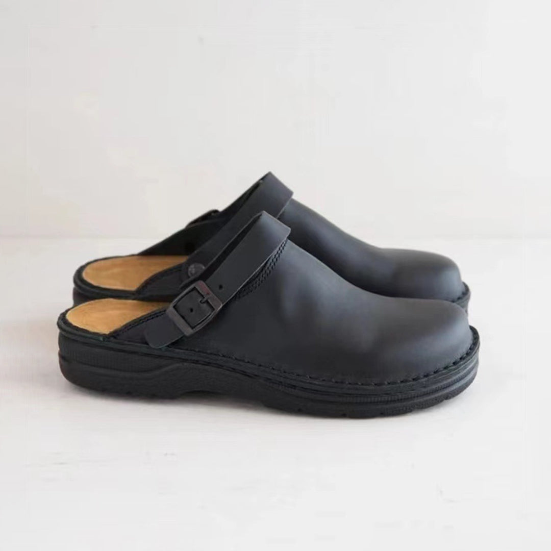 Luxury Men's Leather Slippers