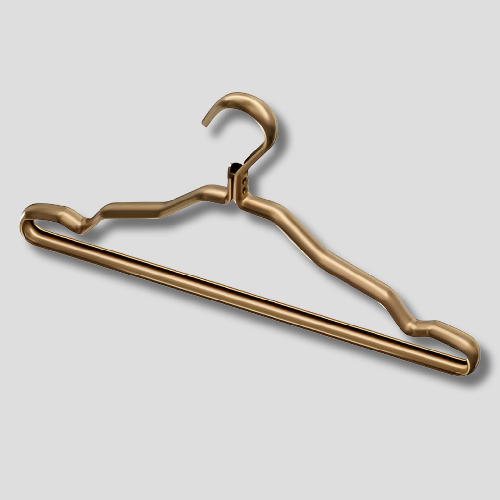 Luxury Non-Slip Aluminum Clothes Hangers – Organization & Style for the Wardrobe