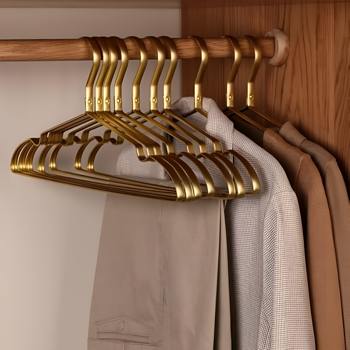 Luxury Non-Slip Clothes Hangers