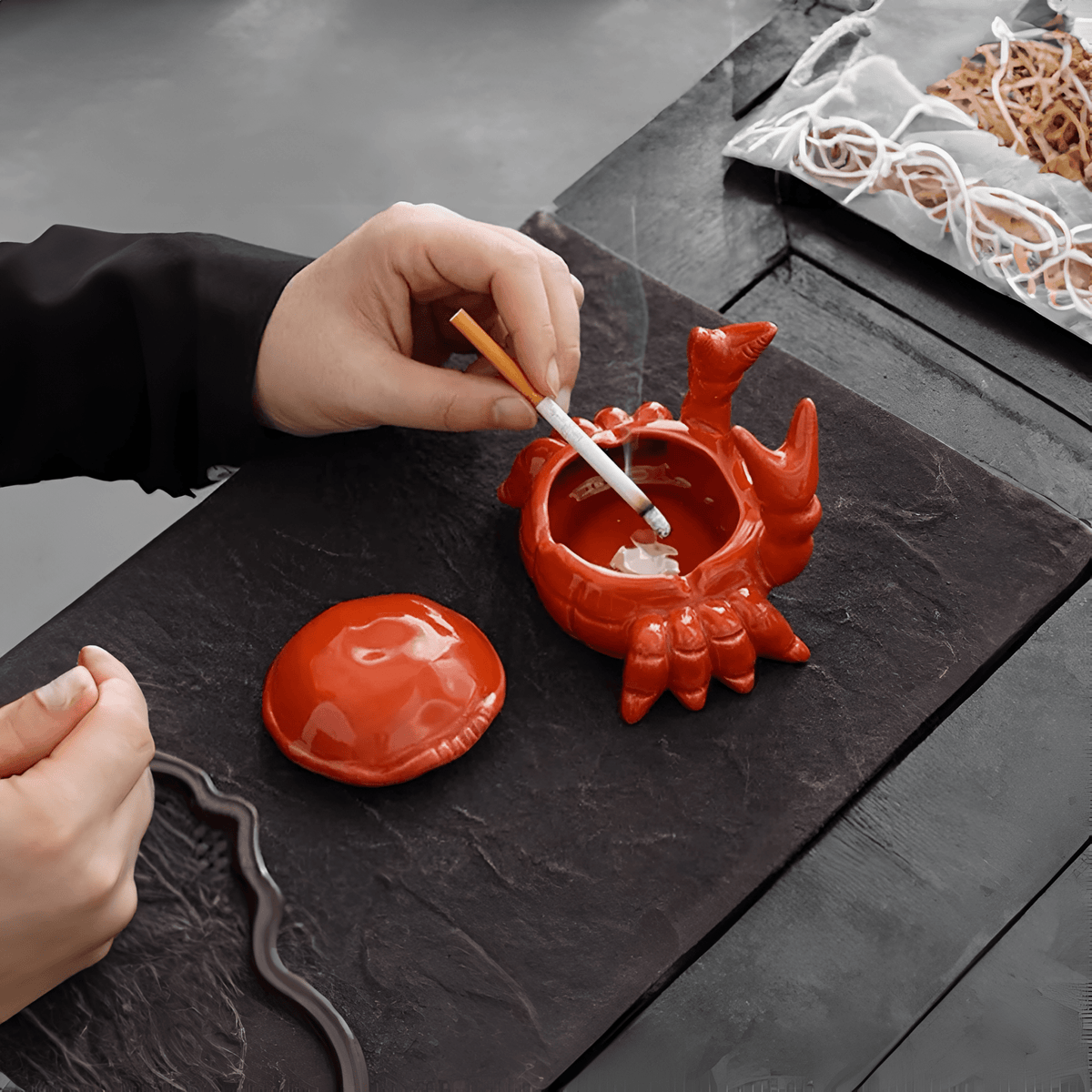 Luxury Oriental Style Crab Ashtray