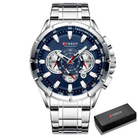 Luxury Quartz Watch with Stopwatch