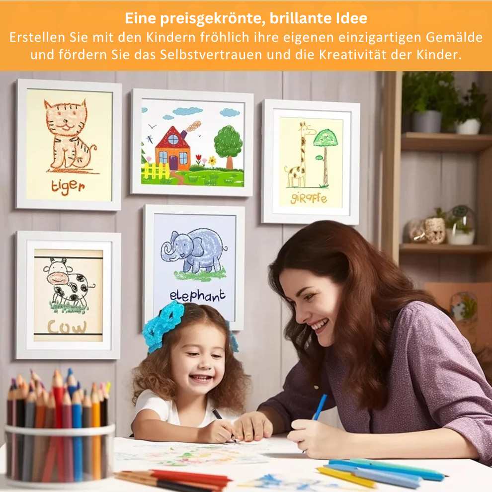 Magnetic Frame for Children's Artwork