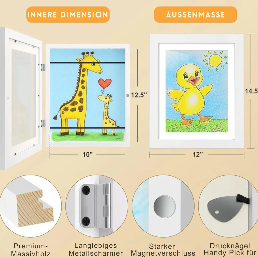 Magnetic Frame for Children's Artwork