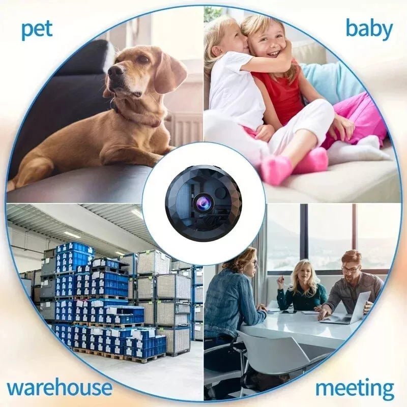 Magnetic Mini WiFi Camera 1080P HD with Night Vision & Motion Detection