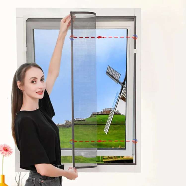 Magnetic Window Mosquito Net - Invisible Mesh Insect Screen for Home Protection & Pest Prevention