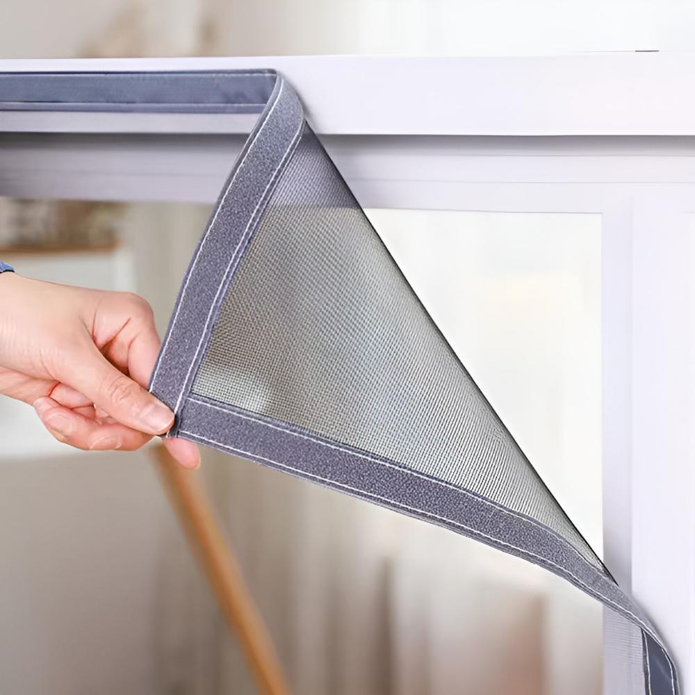 Magnetic Window Screen Insect Barrier