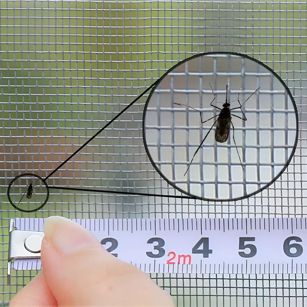 Magnetic Window Screen Insect Barrier