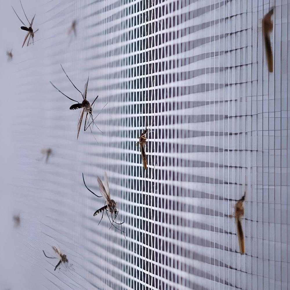 Magnetic Window Screen Insect Barrier