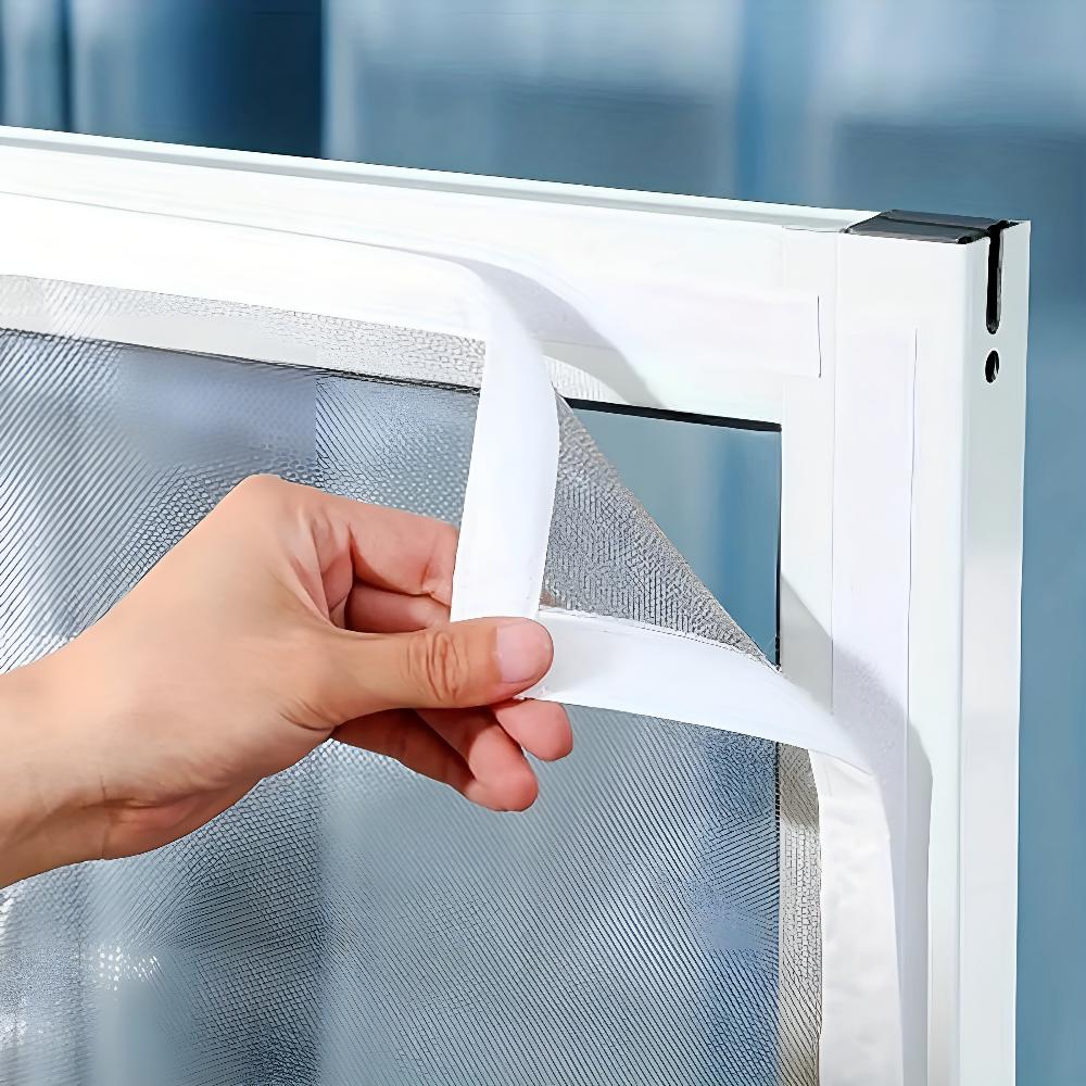 Magnetic Window Screen Insect Barrier