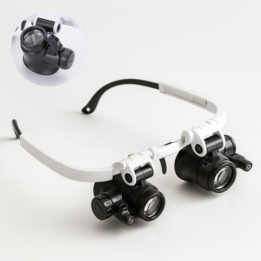 Magnifying Glasses with Light and 8x, 15x & 23x Magnification