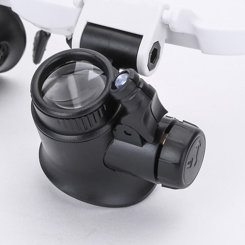 Magnifying Glasses with Light and 8x, 15x & 23x Magnification