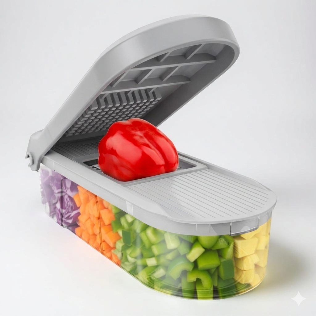 Manual Cutting Set for Food Prep and Vegetable Dicing