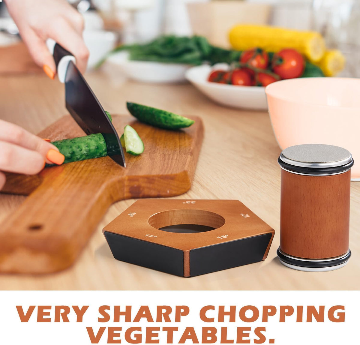 Manual Rolling Diamond Knife Sharpener