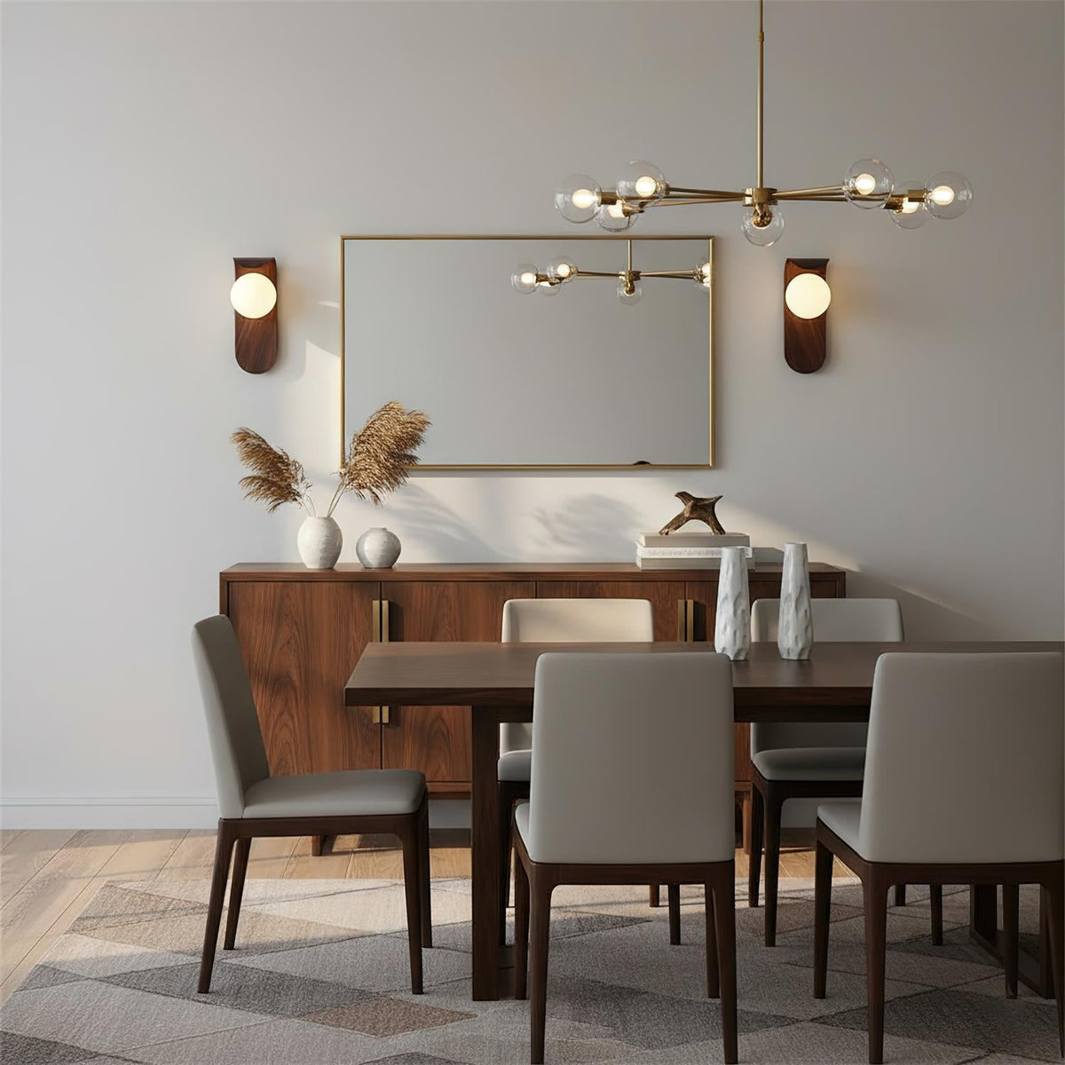 Matt Globe Wall Light, Moisture-Resistant Wall Sconce for Bathroom or Outdoor Use