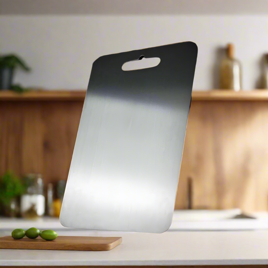 Medical-Grade Titanium Cutting Board with Non-Porous Surface