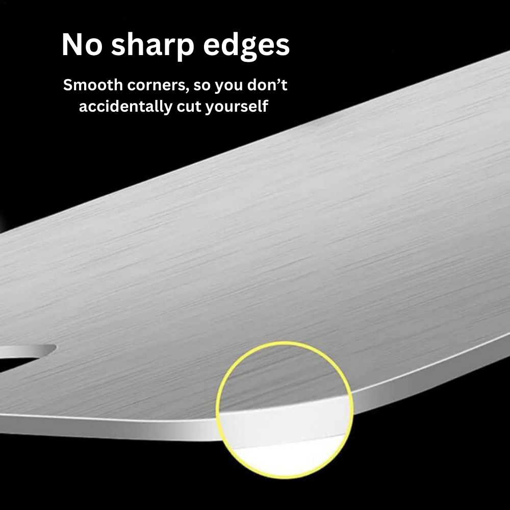 Medical-Grade Titanium Cutting Board with Non-Porous Surface