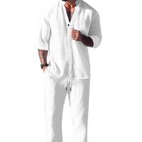 Men's 3/4 Sleeve Lounge Set