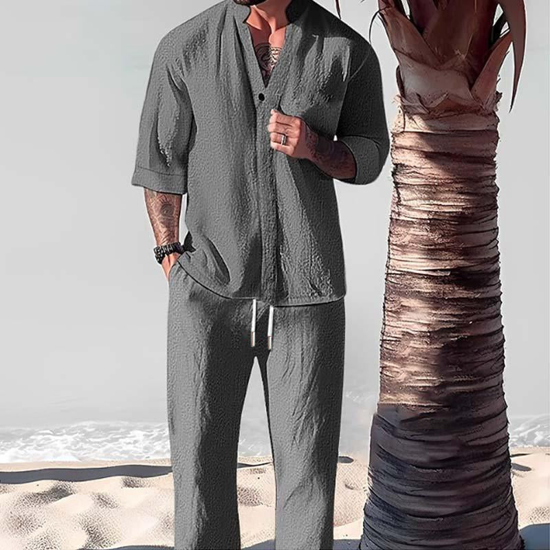 Men's 3/4 Sleeve Lounge Set