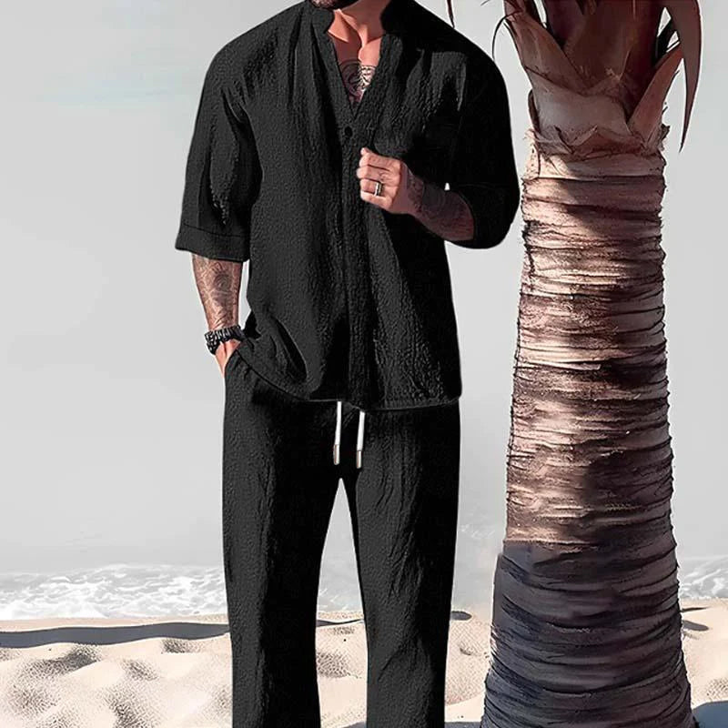 Men's 3/4 Sleeve Lounge Set
