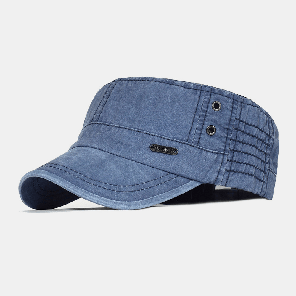 Men's Adjustable Cotton Military Cap