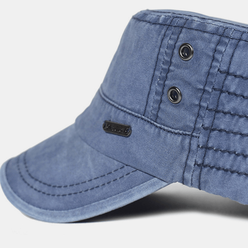 Men's Adjustable Cotton Military Cap