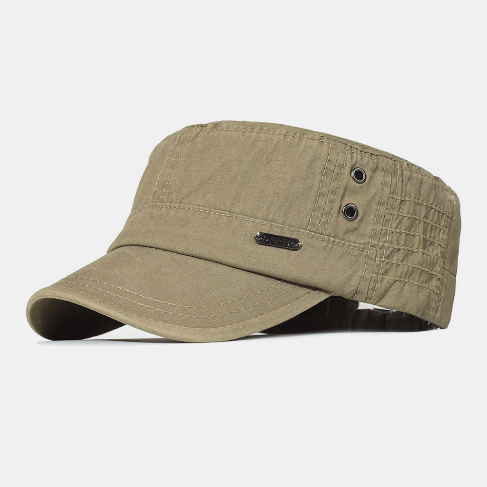 Men's Adjustable Cotton Military Cap