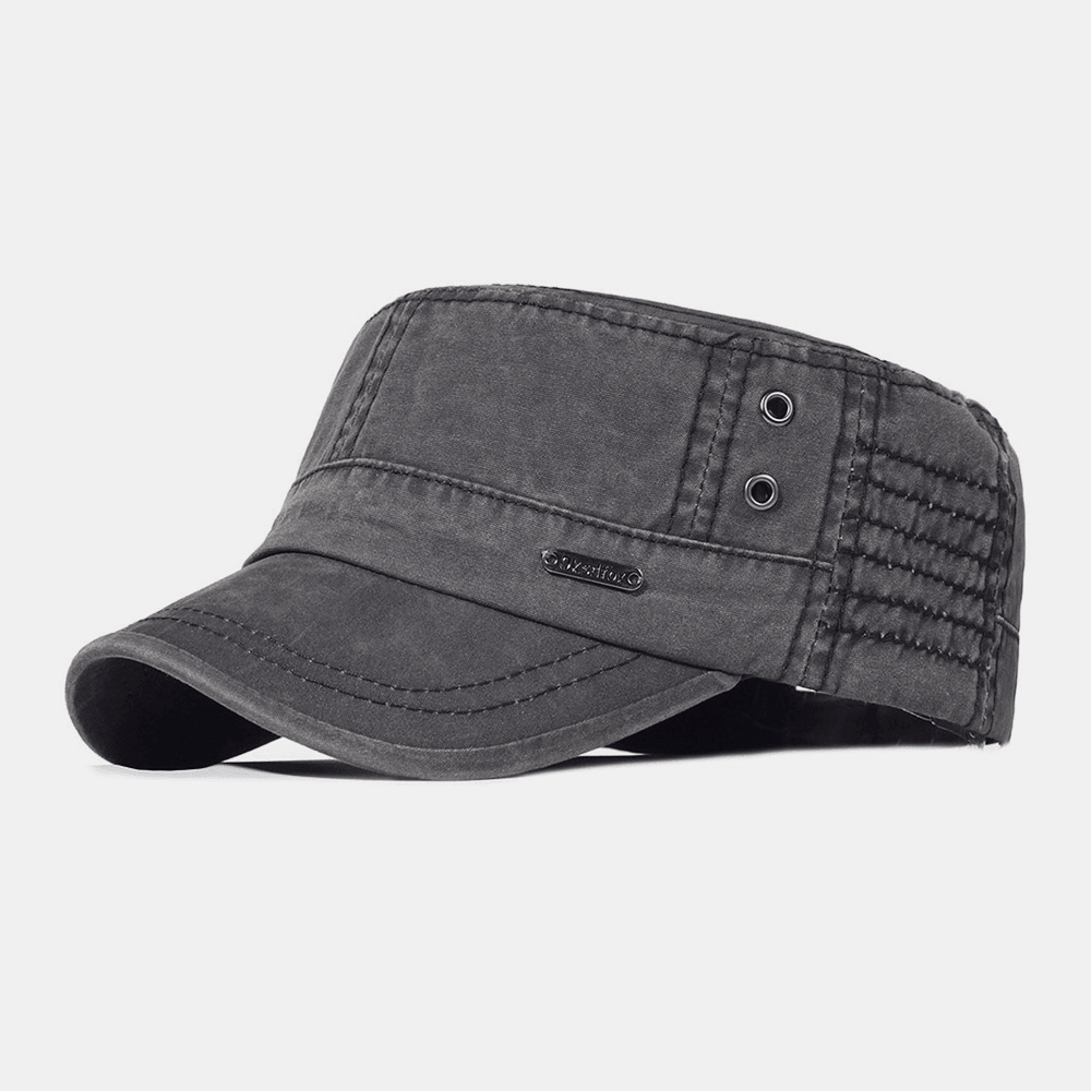 Men's Adjustable Cotton Military Cap
