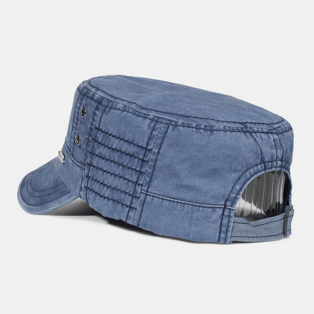 Men's Adjustable Cotton Military Cap