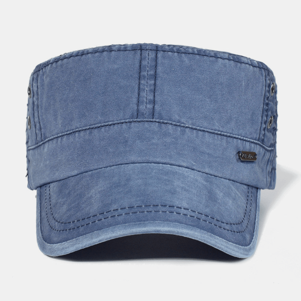 Men's Adjustable Cotton Military Cap