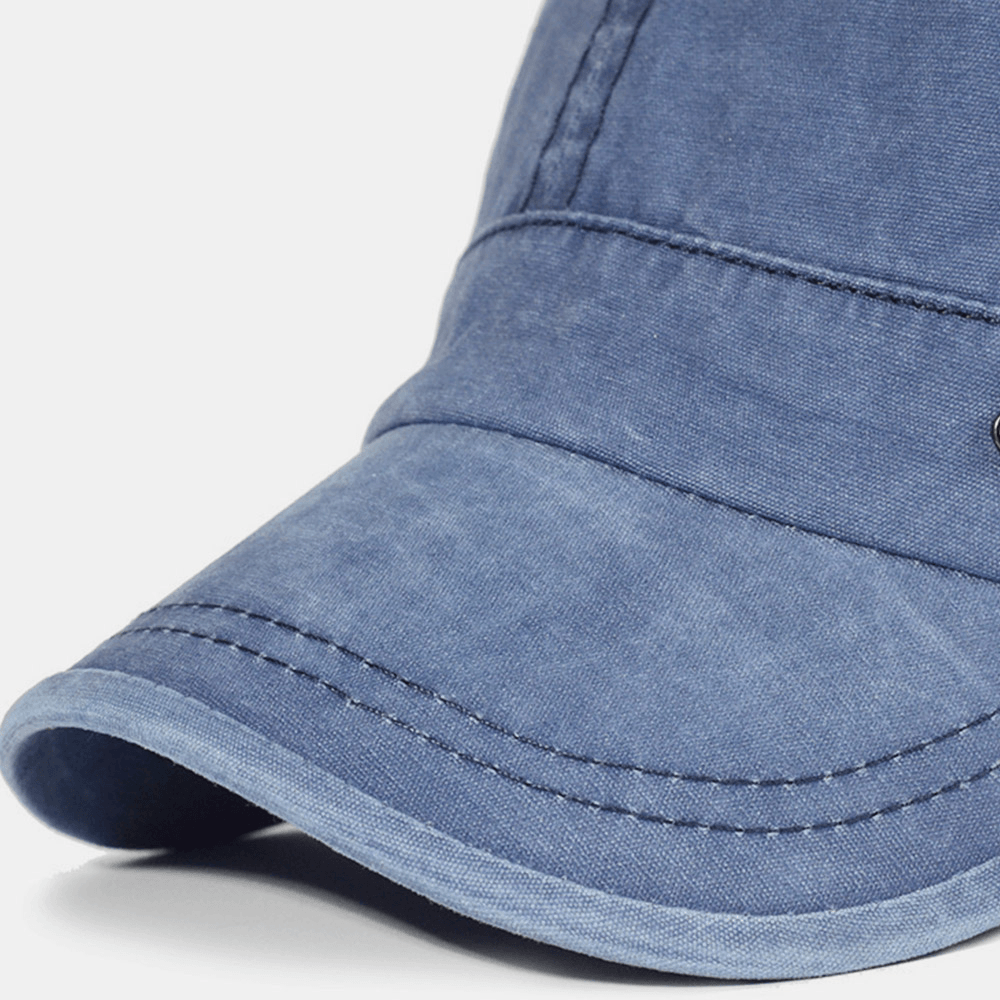 Men's Adjustable Cotton Military Cap