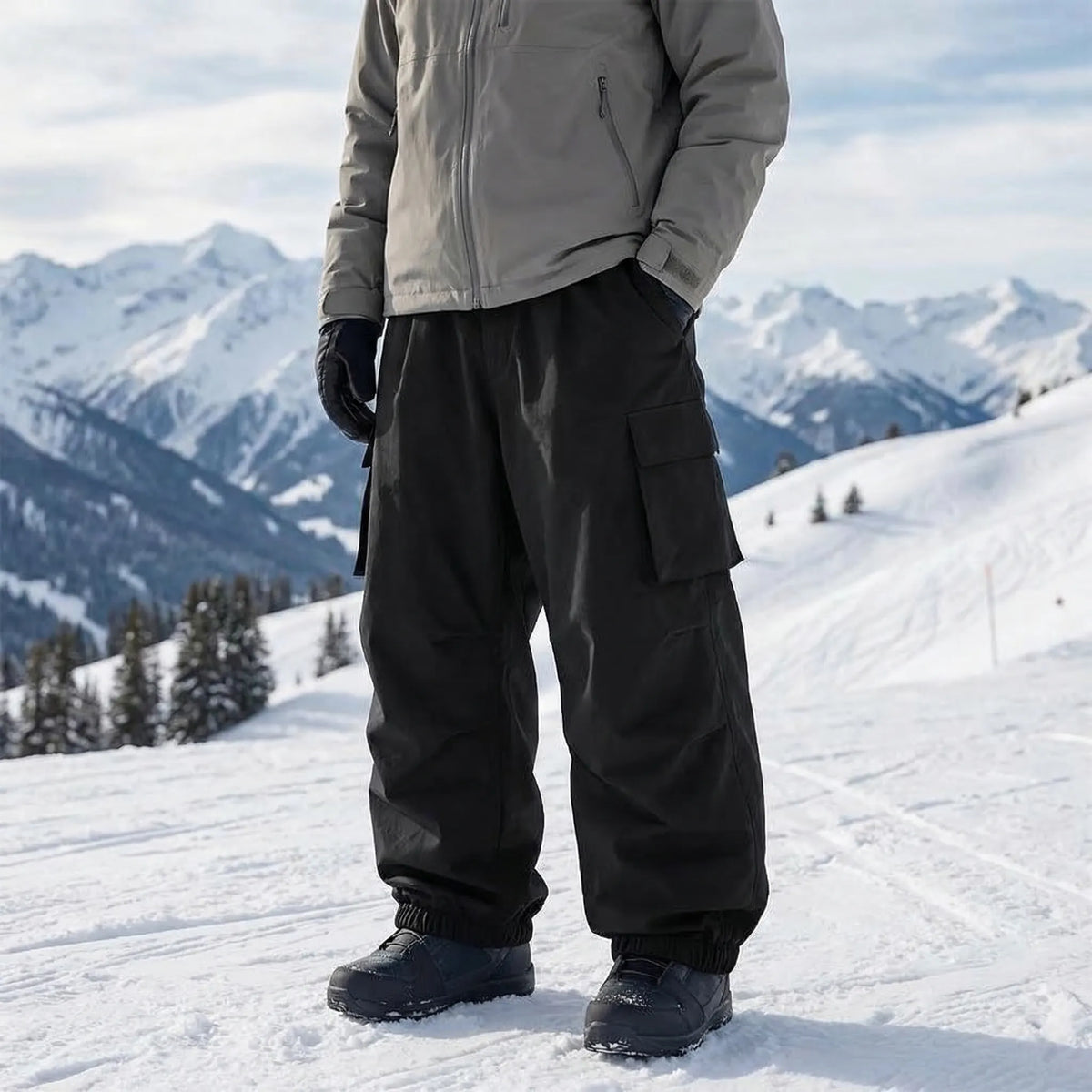 Men's Baggy Fit Ski Pants