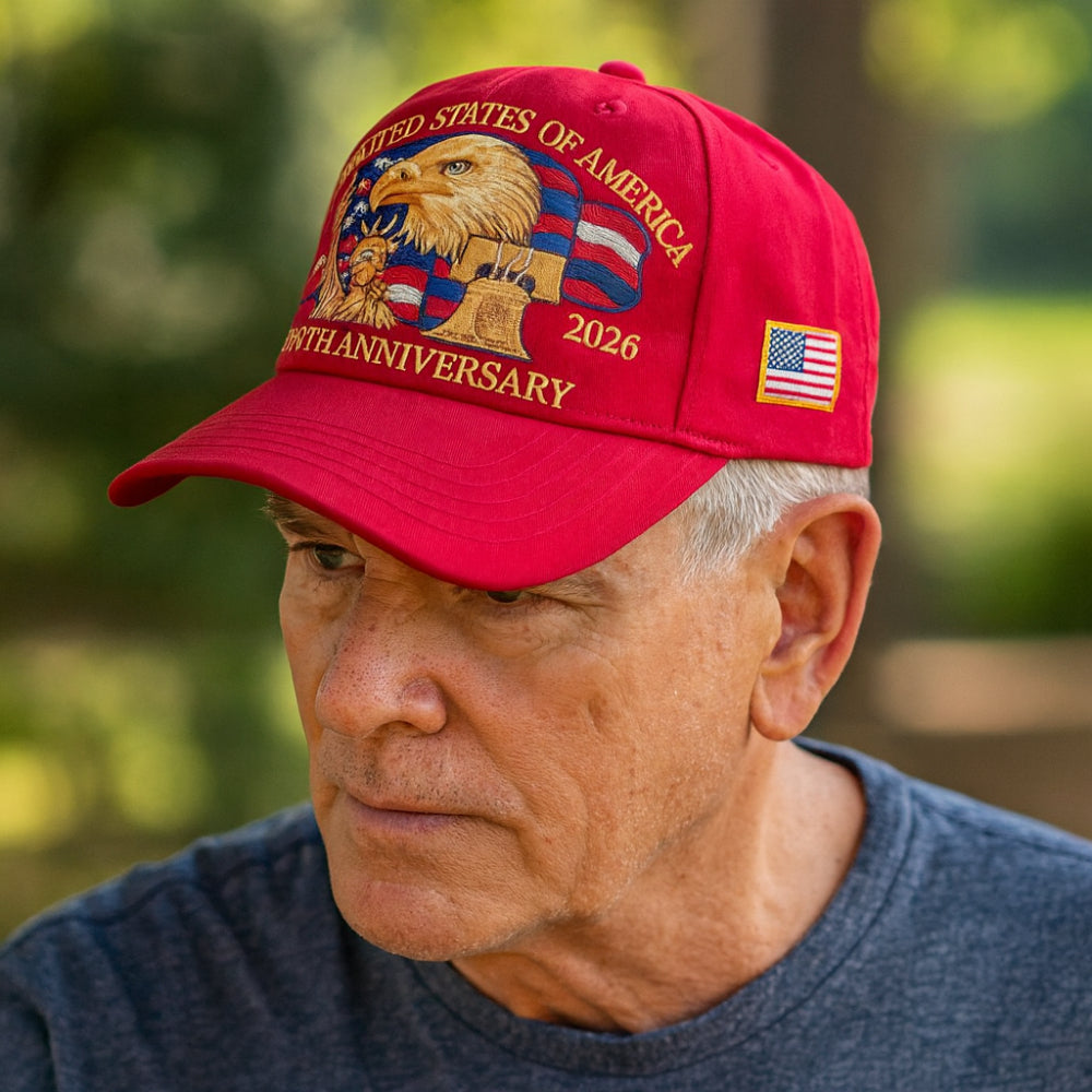 Men's Baseball Cap with Eagle Embroidery for Veterans