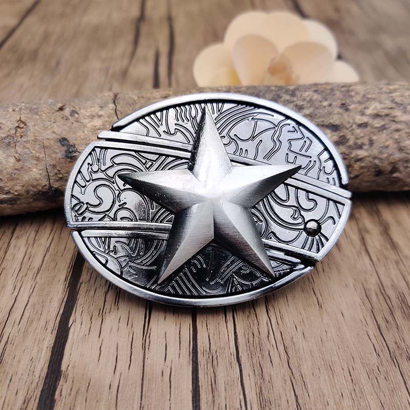 Men's Belt Buckle with Hidden Tool