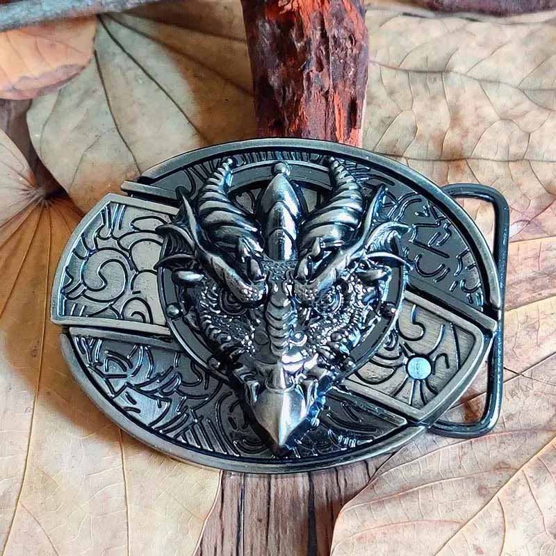 Men's Belt Buckle with Hidden Tool
