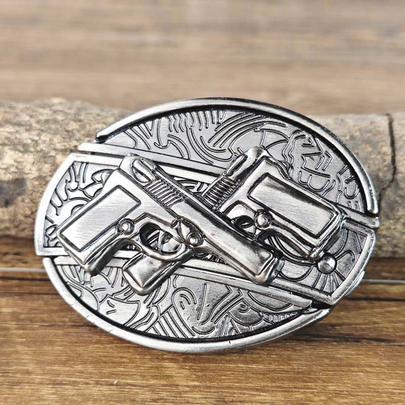 Men's Belt Buckle with Hidden Tool