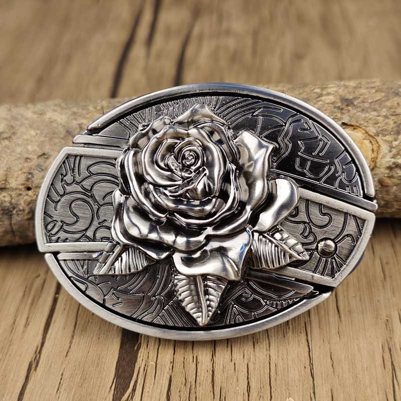 Men's Belt Buckle with Hidden Tool