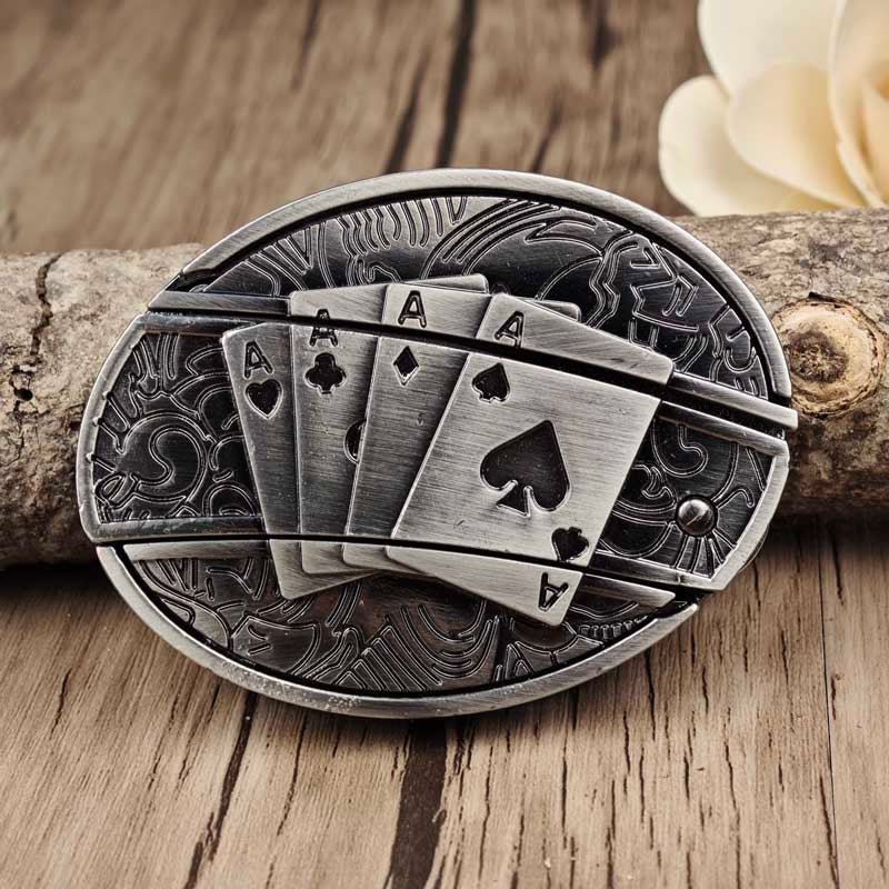 Men's Belt Buckle with Hidden Tool
