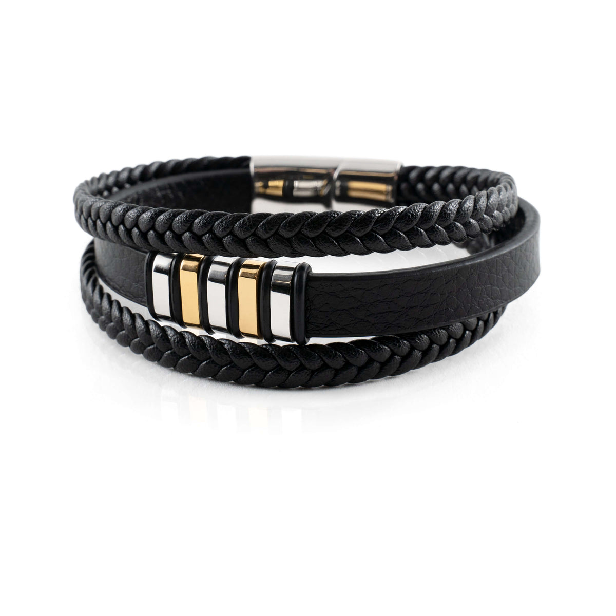 Men's Braided Leather Bracelet