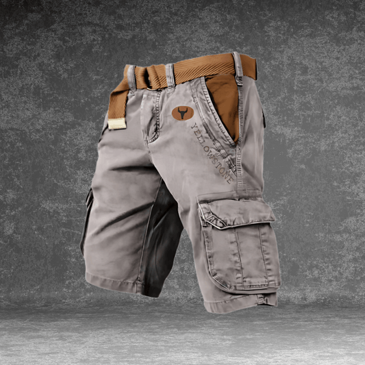 Men's Breathable Cargo Shorts with Pockets