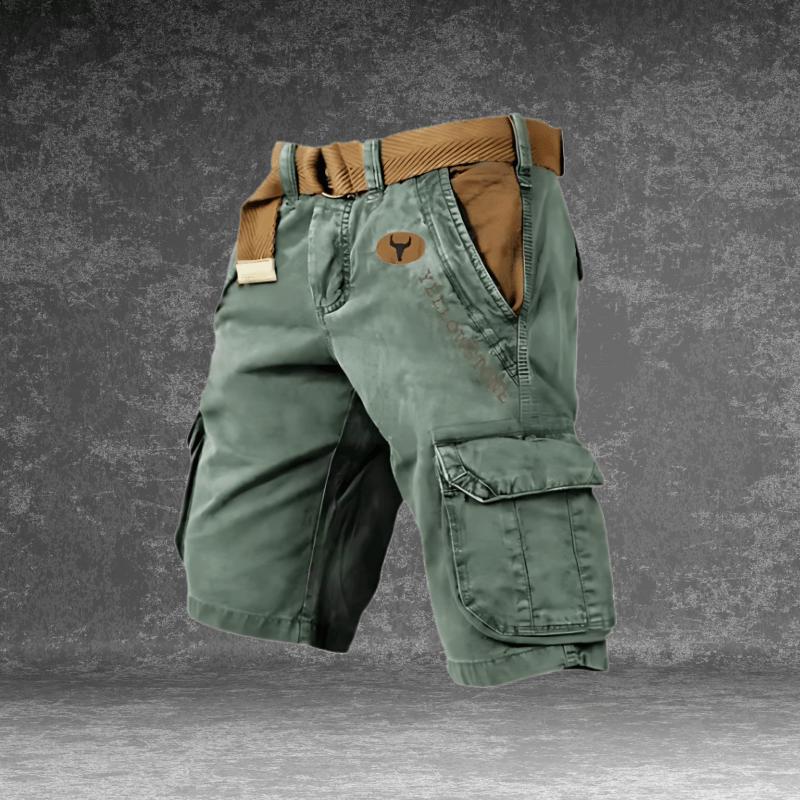 Men's Breathable Cargo Shorts with Pockets