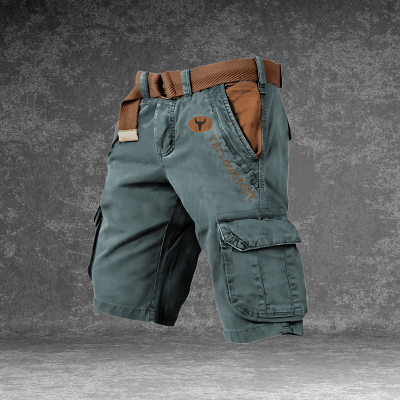Men's Breathable Cargo Shorts with Pockets