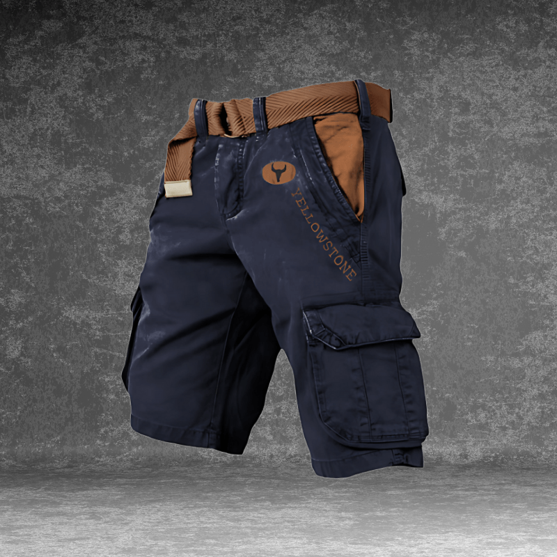 Men's Breathable Cargo Shorts with Pockets