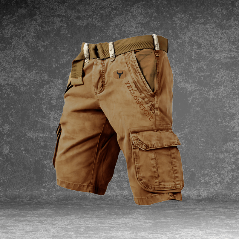 Men's Breathable Cargo Shorts with Pockets