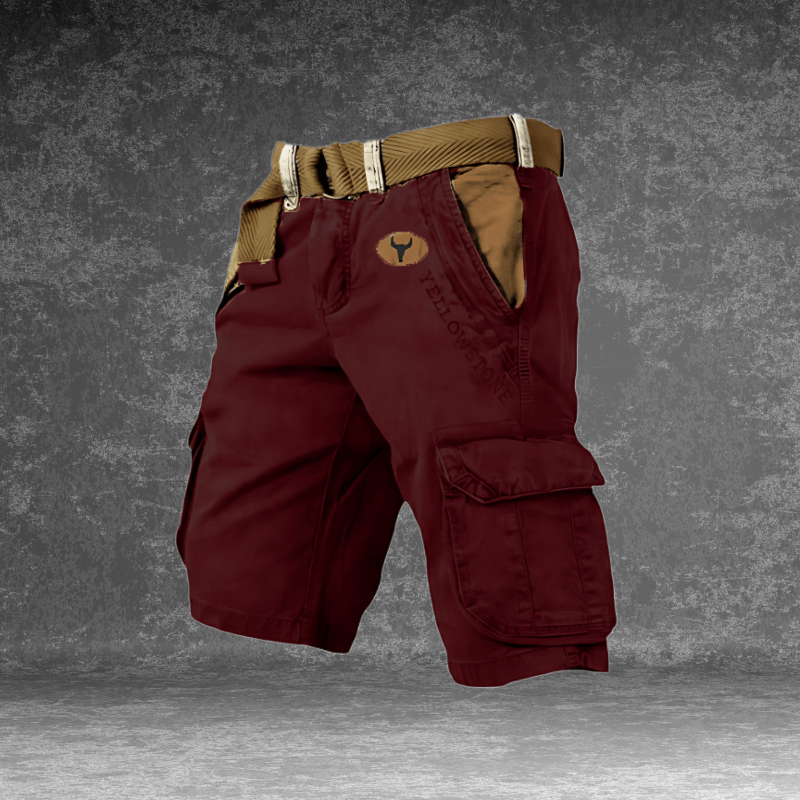 Men's Breathable Cargo Shorts with Pockets