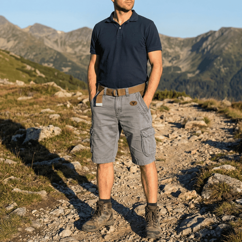 Men's Breathable Cargo Shorts with Pockets